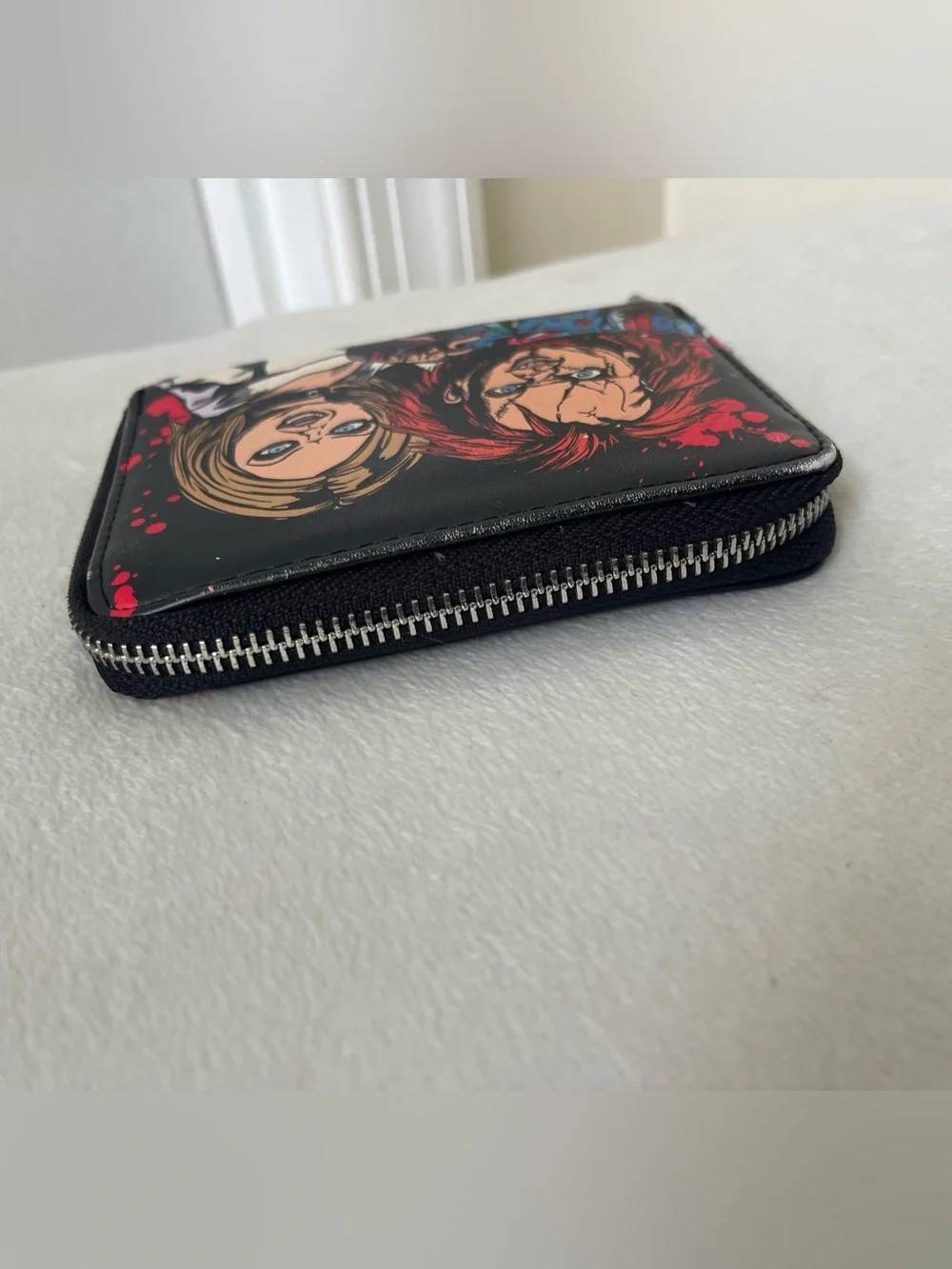 Loungefly Chucky Black Zip Wallet